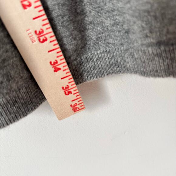 Theory Grey Sleeveless Sweater Dress Grey Size Medium EUC - Picture 5 of 6